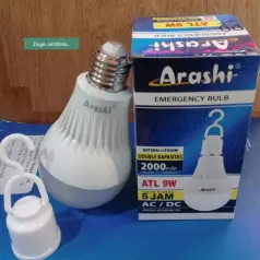 Emergency Bulb ARASHI 15 watt dan 20 watt 