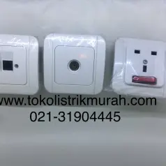 Outlet data TV stop kontak AC